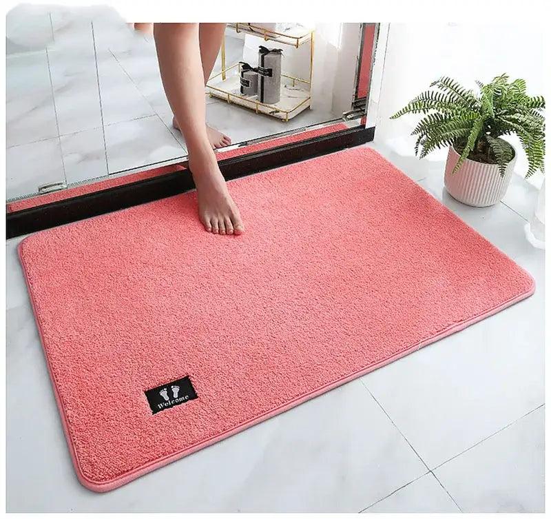 DecorBites™ Bathroom Mat: Super Non-slip, Absorbent, Soft, Quick Drying Washable Rug
