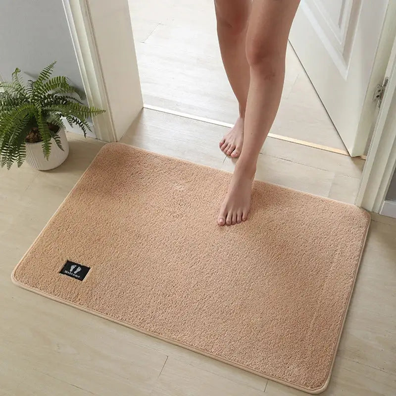 DecorBites™ Bathroom Mat: Super Non-slip, Absorbent, Soft, Quick Drying Washable Rug