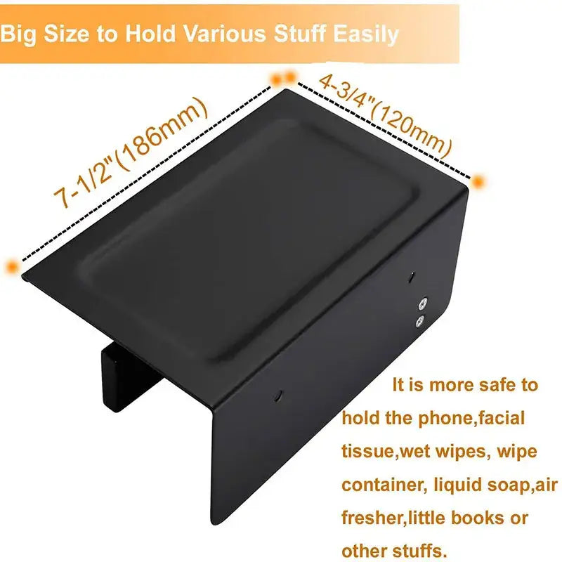 DecorBites™ Bathroom Multi-function Holder SUS 304 Handy Shelf for Sanitary & Paper Rolls