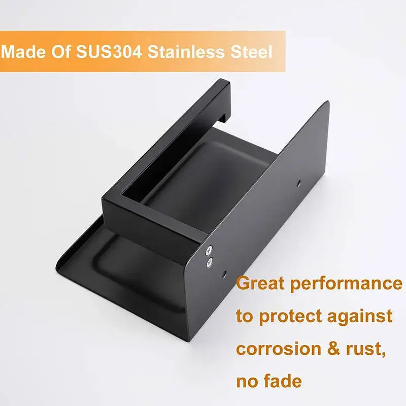 DecorBites™ Bathroom Multi-function Holder SUS 304 Handy Shelf for Sanitary & Paper Rolls
