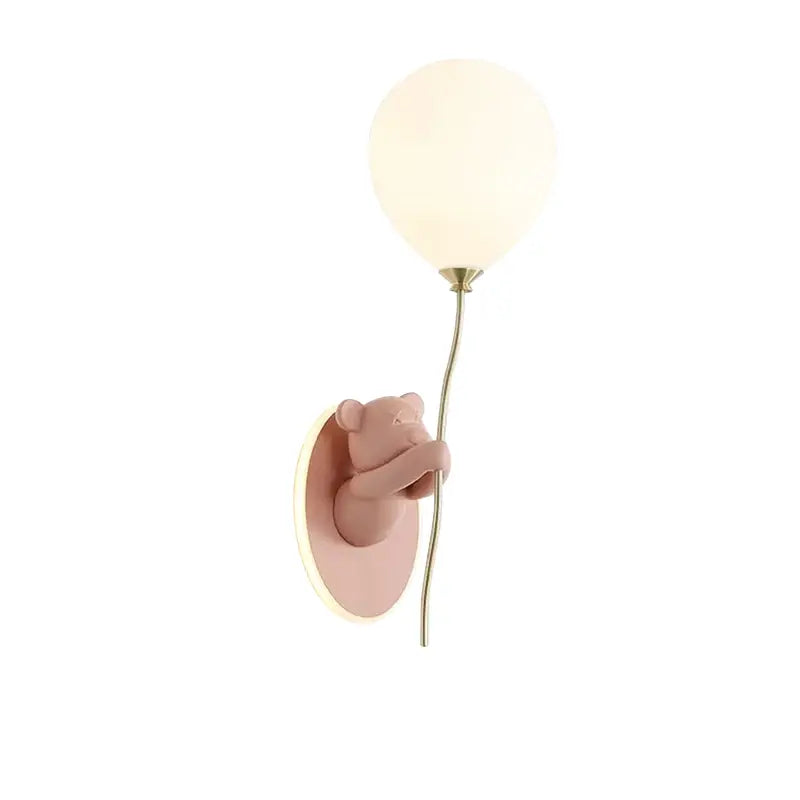 مصباح حائط غرفة الأطفال بتصميم دب فني DecorBites™