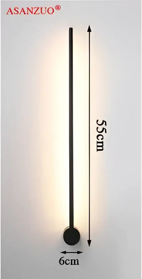 DecorBites™ Black Gold Aluminum LED Wall Sconce, Modern Home Decor for Living Room, Bedroom