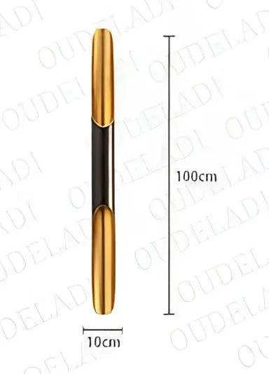 DecorBites™ Black Gold Aluminum Tube Wall Sconce for Bedroom Living Room Decor