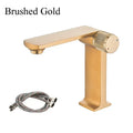 DecorBites™ Black Gold Basin Faucet Deck Mounted Mixer Tap for Modern Bathroom Sink
