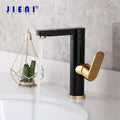 DecorBites™ Black Gold Bathroom Faucet: Luxury Basin Sink Mixer Tap - Brass Space Aluminum
