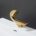 DecorBites™ Black Gold Brass Bathroom Faucet Mixer Sink Tap Deck Mounted Chrome Gray