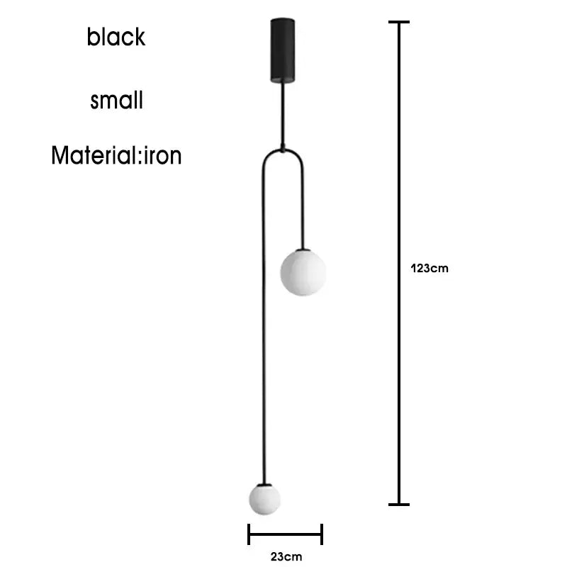 DecorBites™ Black Gold Chandelier Pendant Nordic Modern Lamp