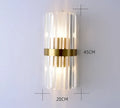 DecorBites™ Black Gold Crystal Wall Sconce LED Light for Bedroom Living Room Home Décor