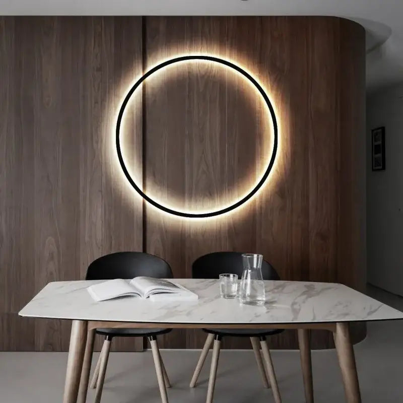 DecorBites™ Black Gold Dimmable Wall Light USB Plug Bedroom Sconce