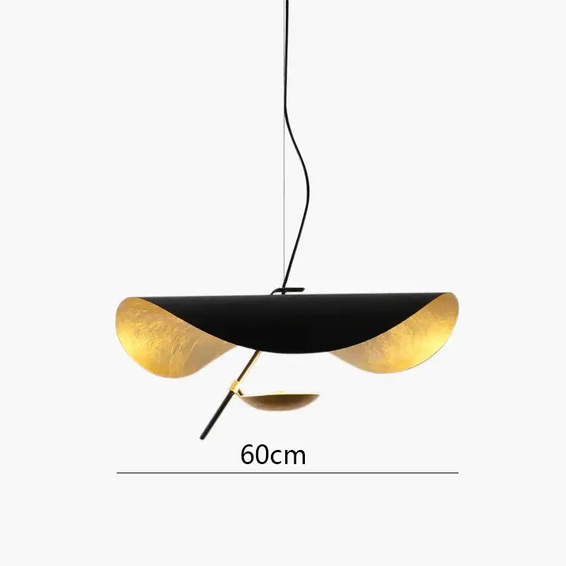 DecorBites™ Black Gold Glass Ball Pendant Light: Retro Nordic LED Bar Fixture