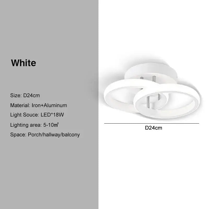 DecorBites™ Black Gold LED Ceiling Lights with Remote Control - Indoor Chandelier Lighting