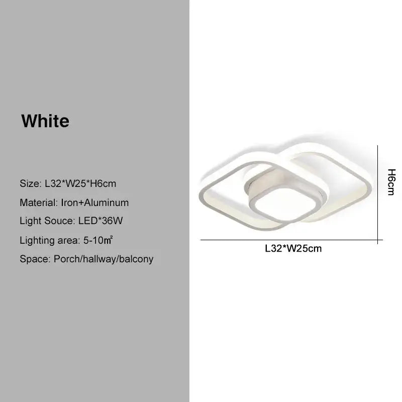 DecorBites™ Black Gold LED Ceiling Lights with Remote Control - Indoor Chandelier Lighting