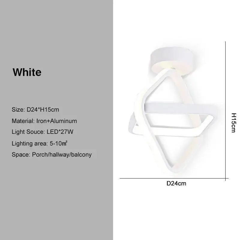 DecorBites™ Black Gold LED Ceiling Lights with Remote Control - Indoor Chandelier Lighting