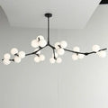DecorBites™ Black Gold LED Glass Ball Chandelier for Living Room, Kitchen, Bedroom Décor