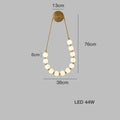 DecorBites™ Black Gold LED Her Necklace Wall Lamp Sconce for Bedroom & Corridor