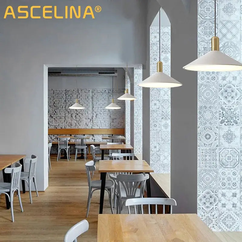 DecorBites™ Black Gold LED Pendant Lights for Home Restaurant Loft Bar Industrial Decor
