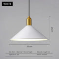 DecorBites™ Black Gold LED Pendant Lights for Home Restaurant Loft Bar Industrial Decor