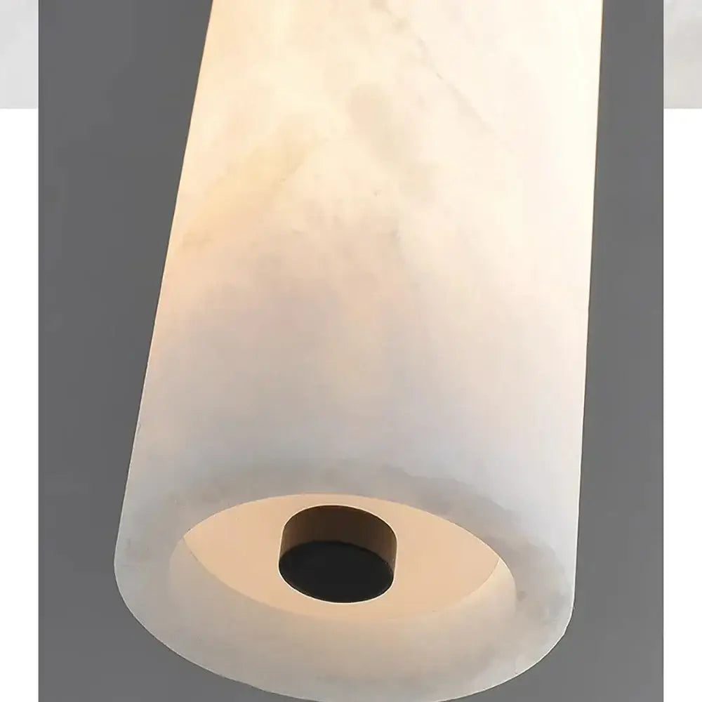 DecorBites™ Black Gold Marble Cylinder Pendant Light for Modern Home Decor