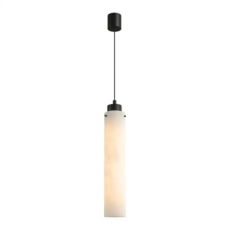 DecorBites™ Black Gold Marble Cylinder Pendant Light for Modern Home Decor