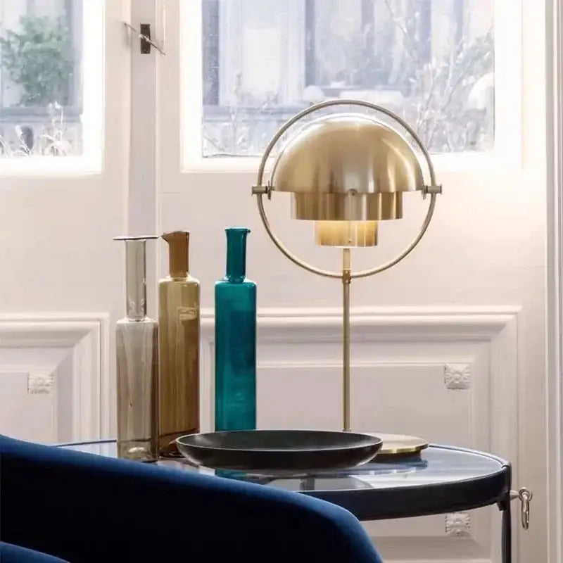 DecorBites™ Black Gold Metal Floor Lamp for Modern Living Room and Bedroom Décor