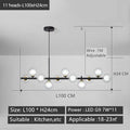DecorBites™ Black Gold Nordic Pendant Chandelier for Dining Kitchen Living Bedroom Lighting