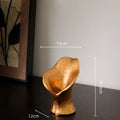 DecorBites™ Black Gold Resin Handicrafts Display Vase Candlestick Home Decor