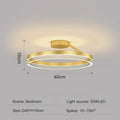 DecorBites™ Black Gold Round Chandelier: Modern Design Ceiling Lamp for Home Decoration