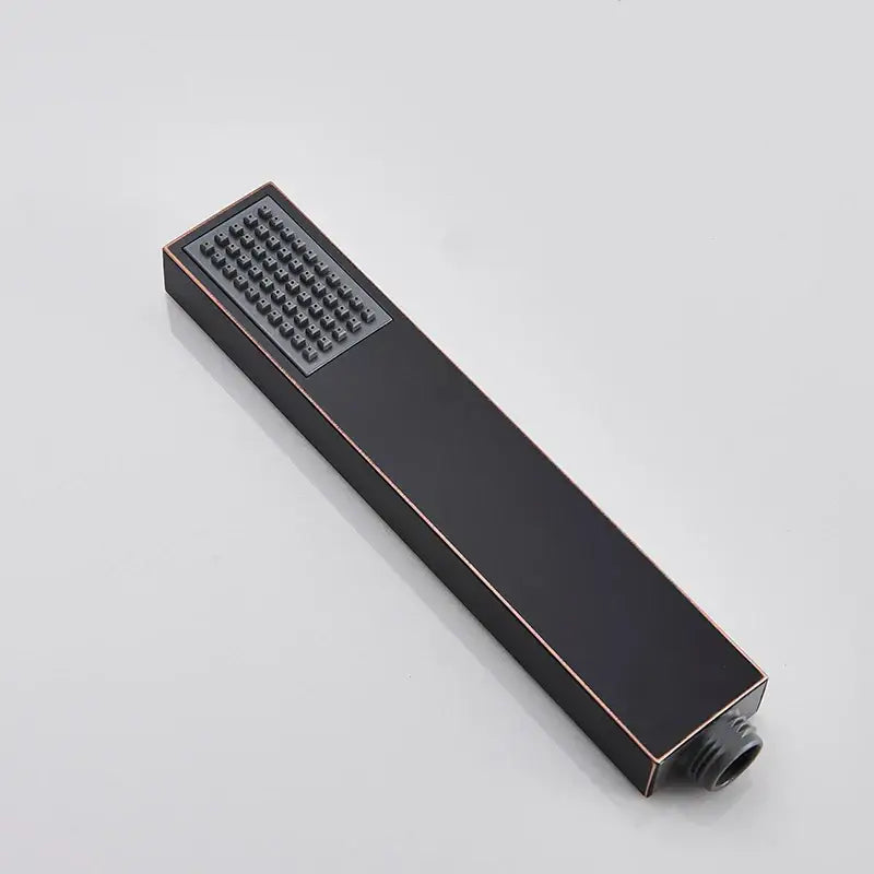 DecorBites™ Black High Pressure Hand-held Shower Head for Water Saving and Bathroom Rainfall