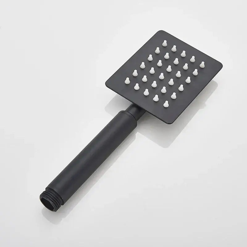 DecorBites™ Black High Pressure Hand-held Shower Head for Water Saving and Bathroom Rainfall
