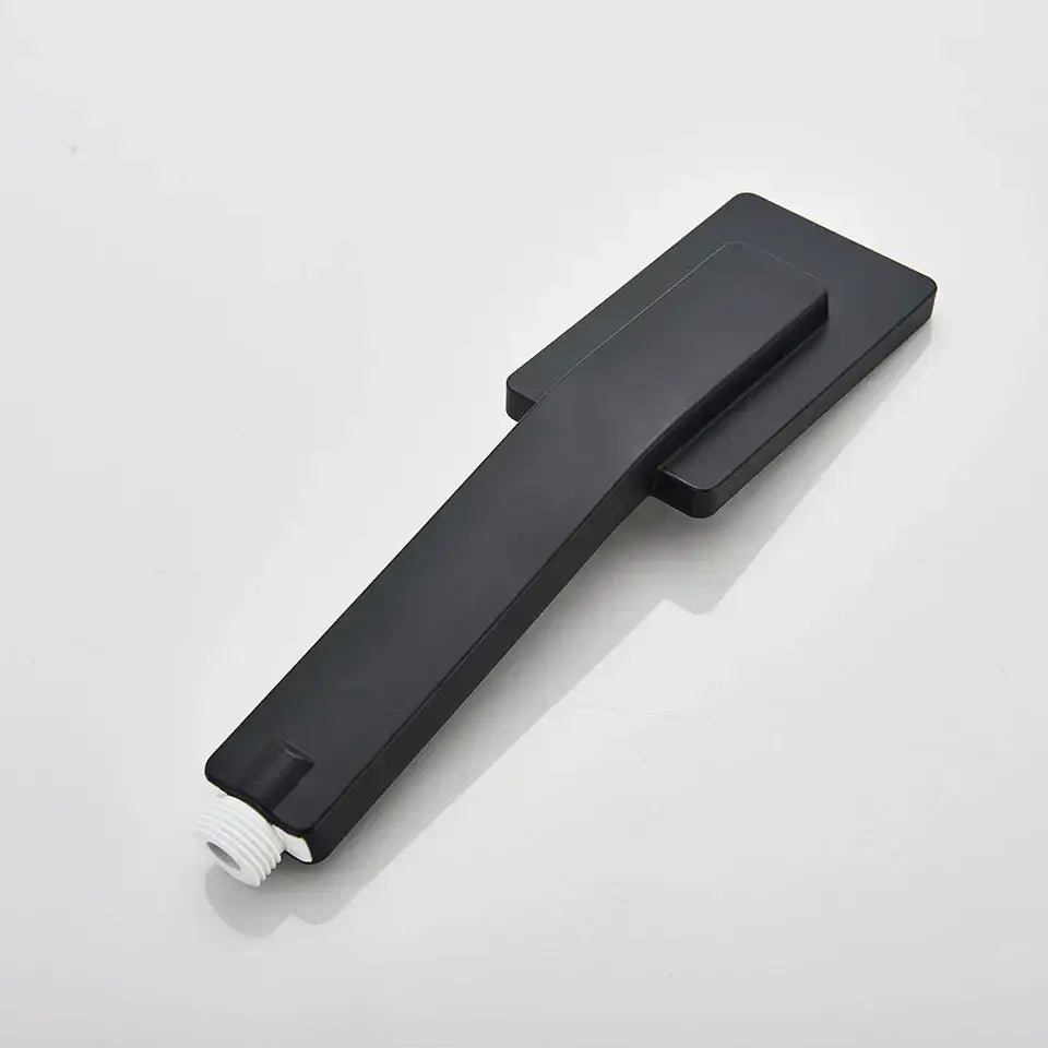 DecorBites™ Black High Pressure Hand-held Shower Head for Water Saving and Bathroom Rainfall