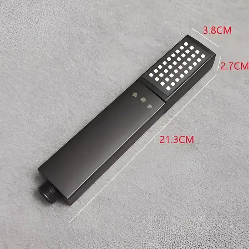 DecorBites™ Black High Pressure Handheld Shower Head for Water Saving and Bathroom Rainfall