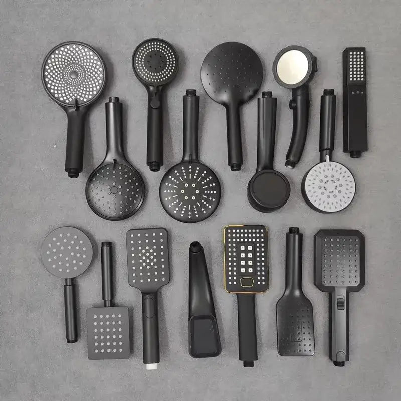 DecorBites™ Black High Pressure Handheld Shower Head for Water Saving and Bathroom Rainfall