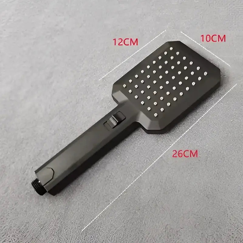 DecorBites™ Black High Pressure Handheld Shower Head for Water Saving and Bathroom Rainfall