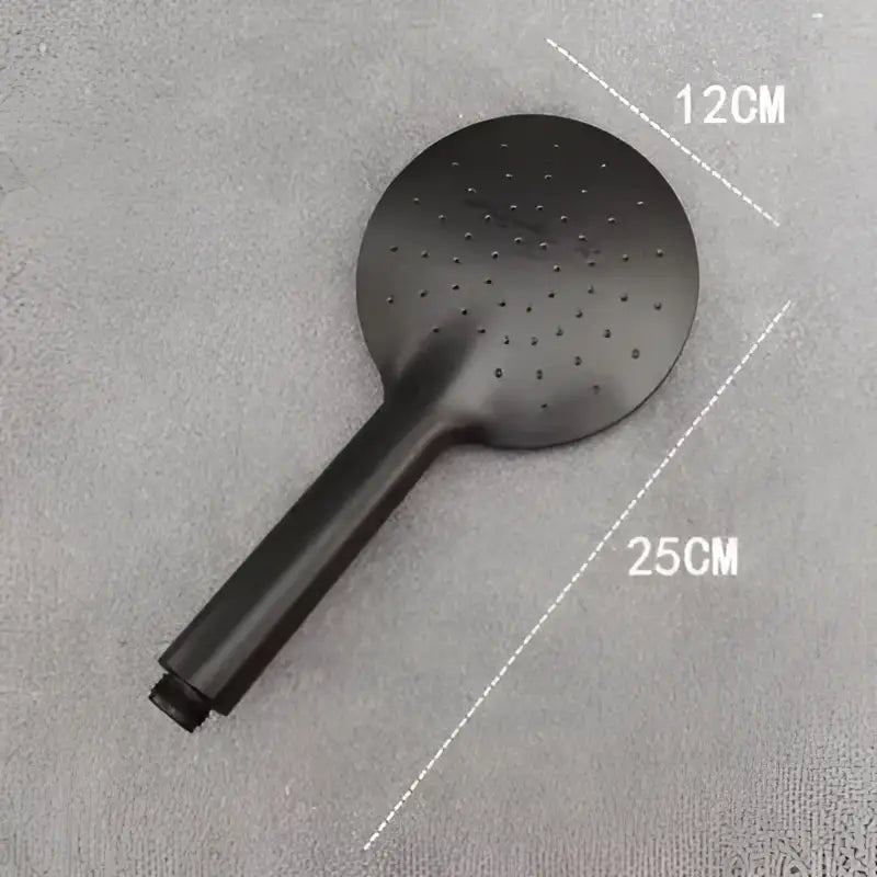 DecorBites™ Black High Pressure Handheld Shower Head for Water Saving and Bathroom Rainfall