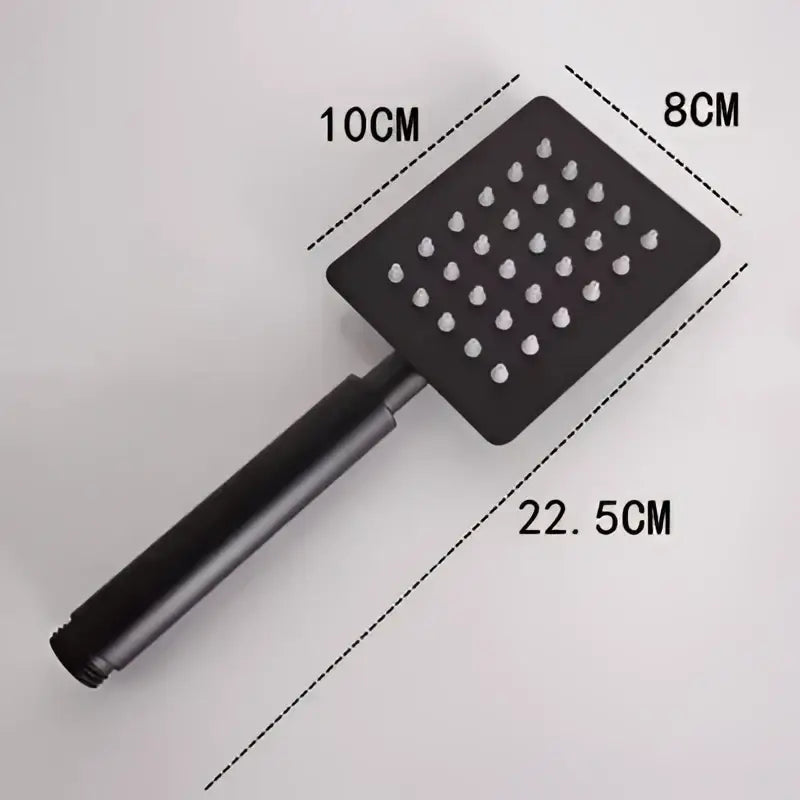 DecorBites™ Black High Pressure Handheld Shower Head for Water Saving and Bathroom Rainfall