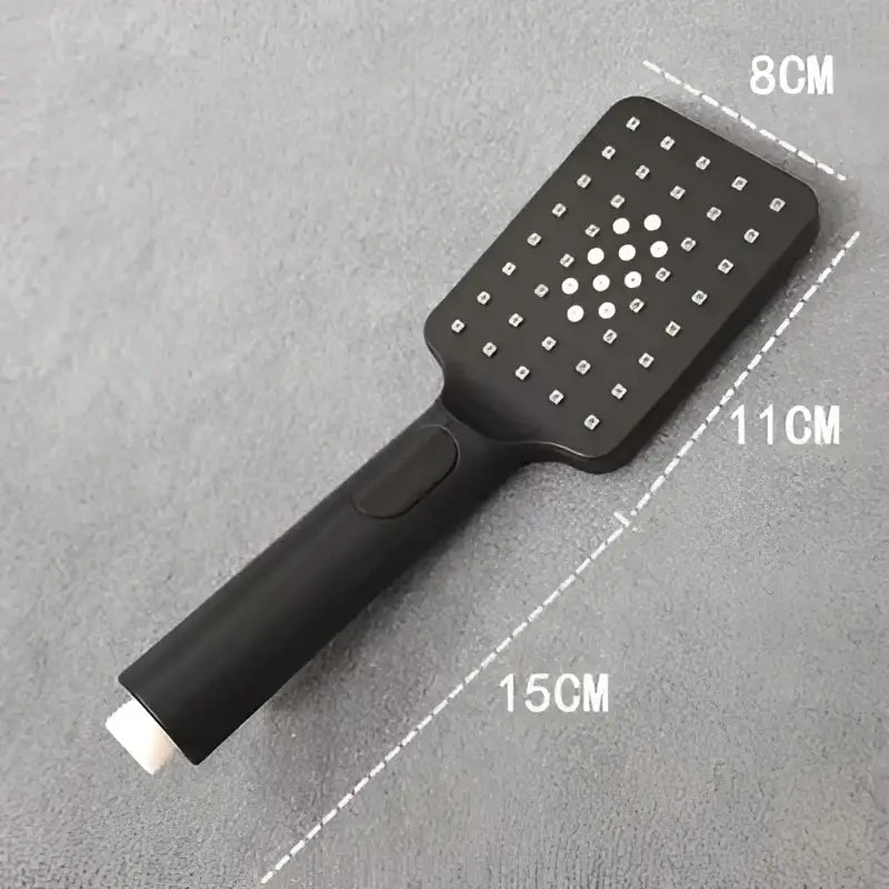 DecorBites™ Black High Pressure Handheld Shower Head for Water Saving and Bathroom Rainfall