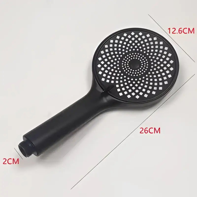 DecorBites™ Black High Pressure Handheld Shower Head for Water Saving and Bathroom Rainfall