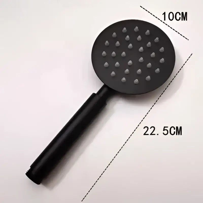 DecorBites™ Black High Pressure Handheld Shower Head for Water Saving and Bathroom Rainfall