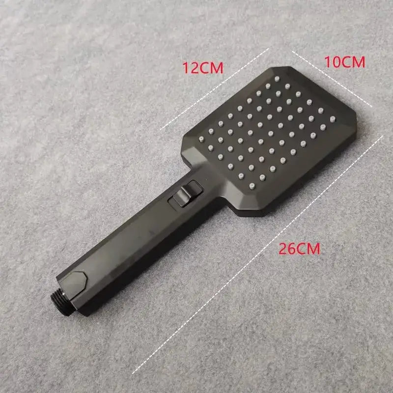 DecorBites™ Black High Pressure Handheld Shower Head for Water Saving and Bathroom Rainfall