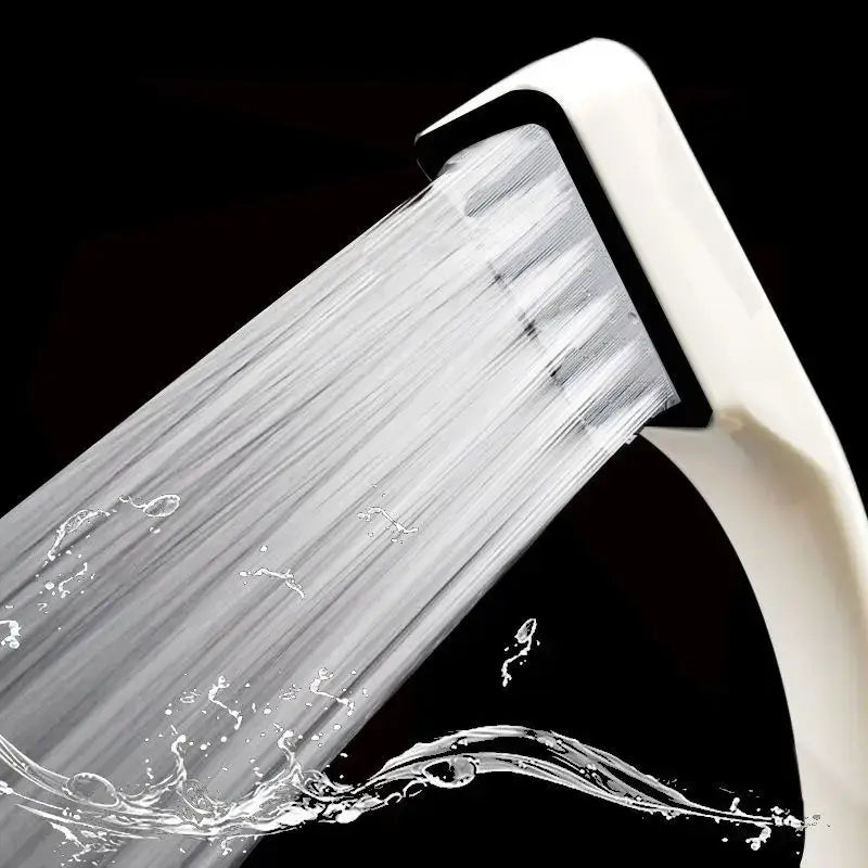 DecorBites™ Black High Pressure Rainfall Shower Head with Bracket and Water Saving Nozzle
