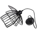 DecorBites™ Black Iron Cage Pendant Light for Kitchen Living Room Shop