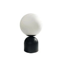 DecorBites™ Black Iron Glass Ball Table Lamps - Nordic LED Lighting Fixture for Home Decor