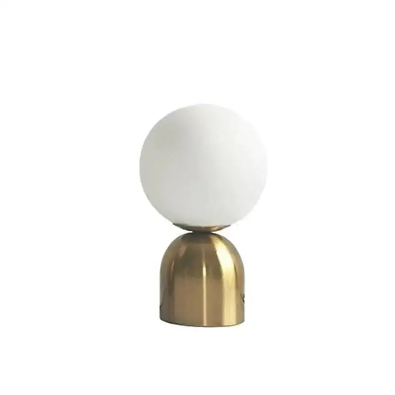 DecorBites™ Black Iron Glass Ball Table Lamps - Nordic LED Lighting Fixture for Home Decor