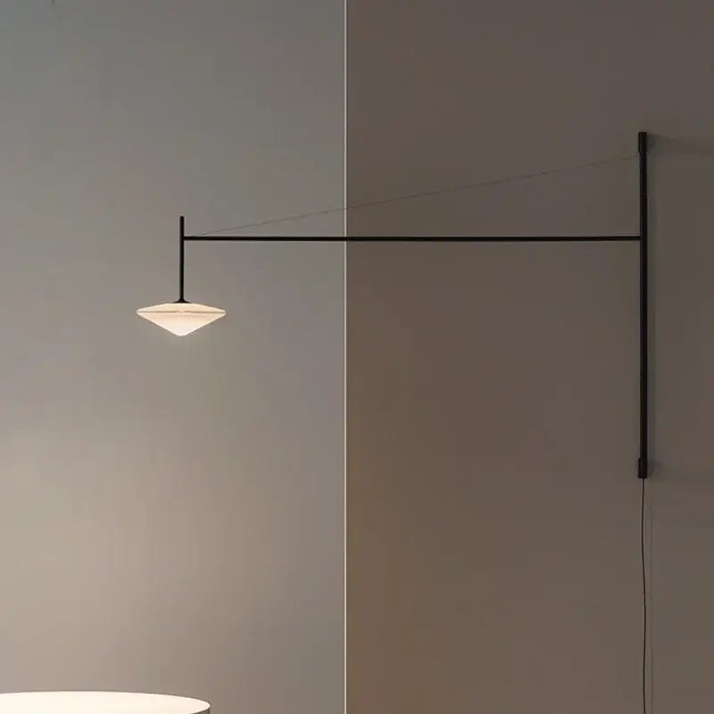 DecorBites™ Black Iron LED Long Wall Lamp for Living Room, Bedroom, Corridor - Nordic Style