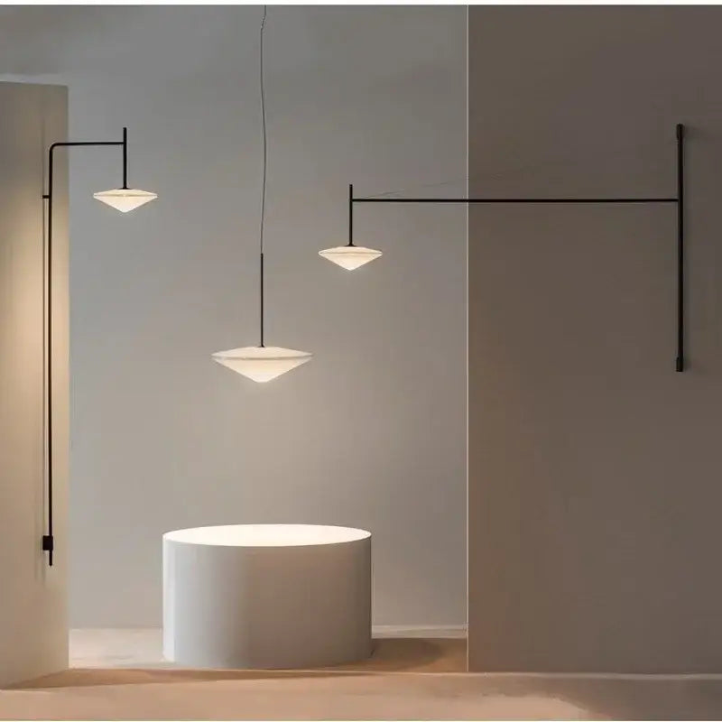 DecorBites™ Black Iron LED Long Wall Lamp for Living Room, Bedroom, Corridor - Nordic Style