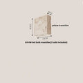 DecorBites™ Black Iron LED Wall Light Fixture Coffee Nordic Wood Switch Bedside Lamp
