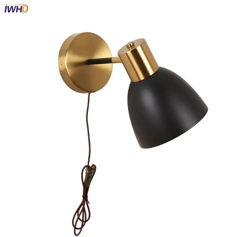 DecorBites™ Black Iron LED Wall Sconce Modern Vanity Light Bar Bedroom Stair Hallway