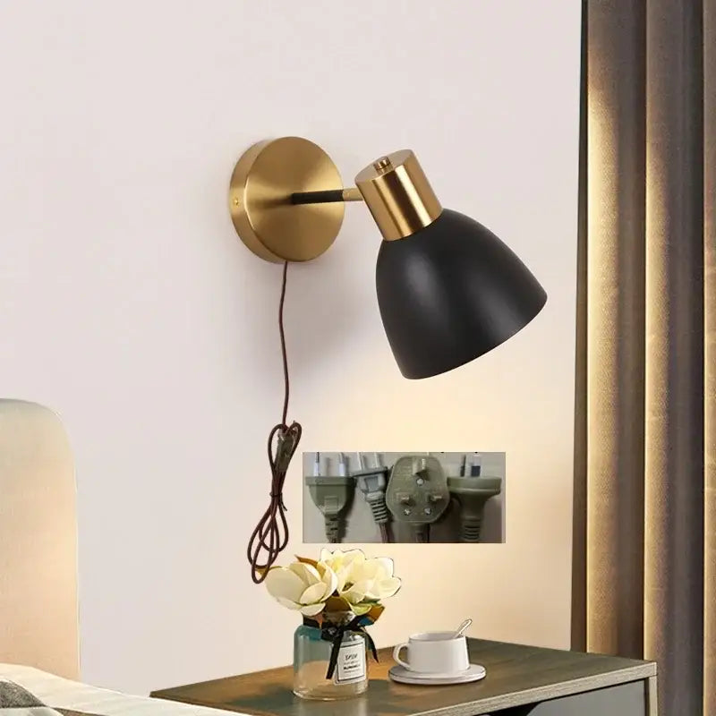 DecorBites™ Black Iron LED Wall Sconce Modern Vanity Light Bar Bedroom Stair Hallway