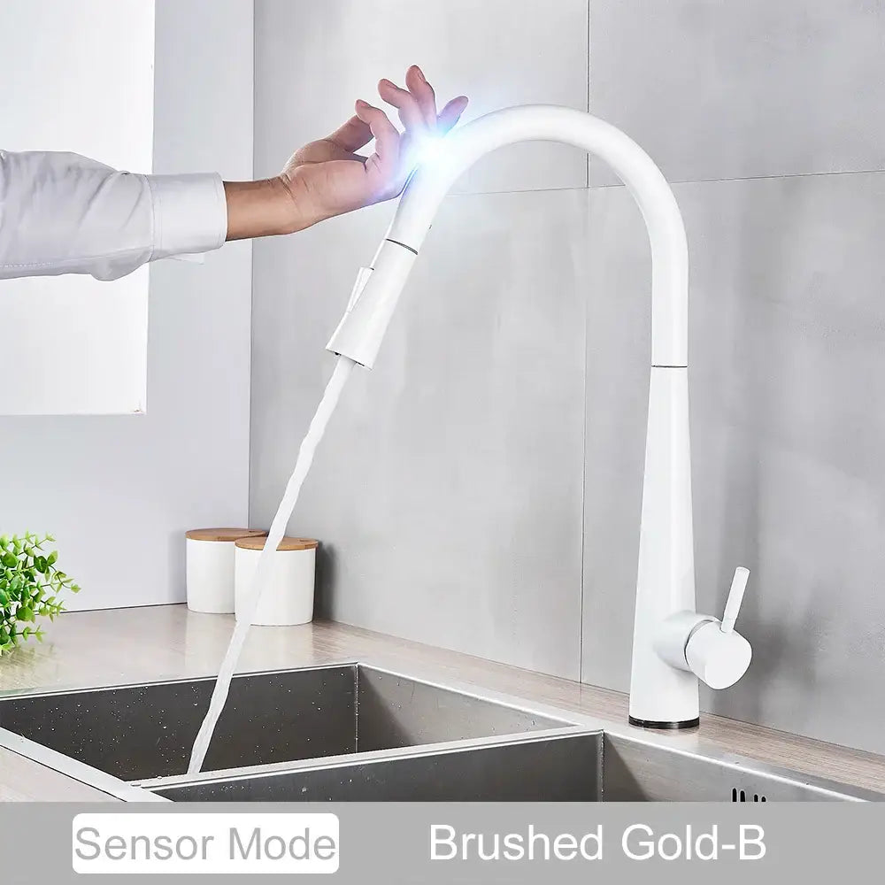 DecorBites™ Black Kitchen Faucet Touch Sensor Mixer Tap