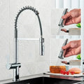 DecorBites™ Black Kitchen Faucet with Dual Mode Sprayer, 360 Rotation, Hot & Cold Mixer